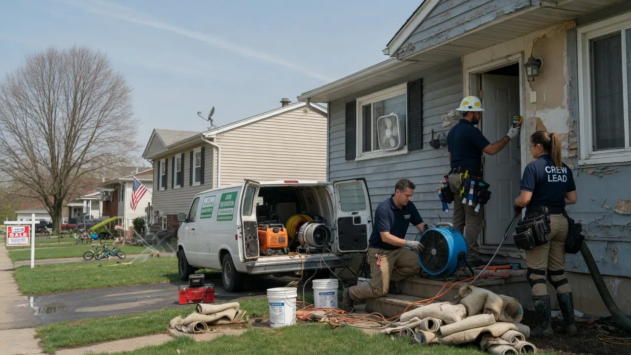 Flood Cleanup in Cecil, WI near me