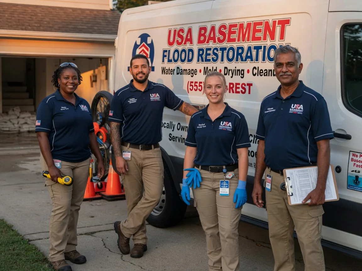 Basement Flood Cleanup company in Cecil, WI