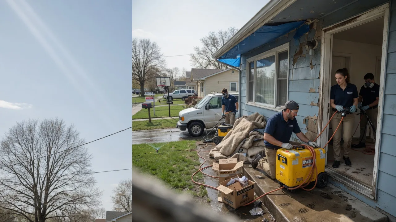 Basement Flood Cleanup in Cecil, WI near me